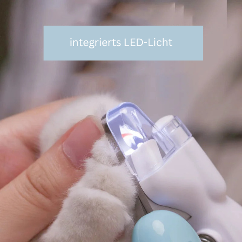 Pfotenclip Katzennagelschere mit LED Licht